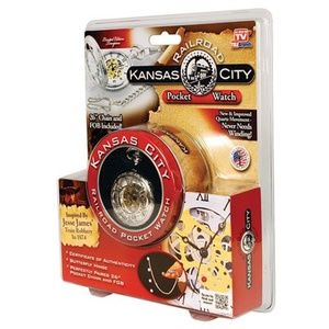 Kansas City Railroad Pocket Watch Includes
